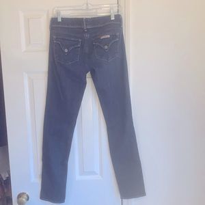 Hudson dark wash straight leg, size 28x34